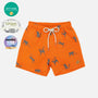 Boys Patterned Swim Trunks