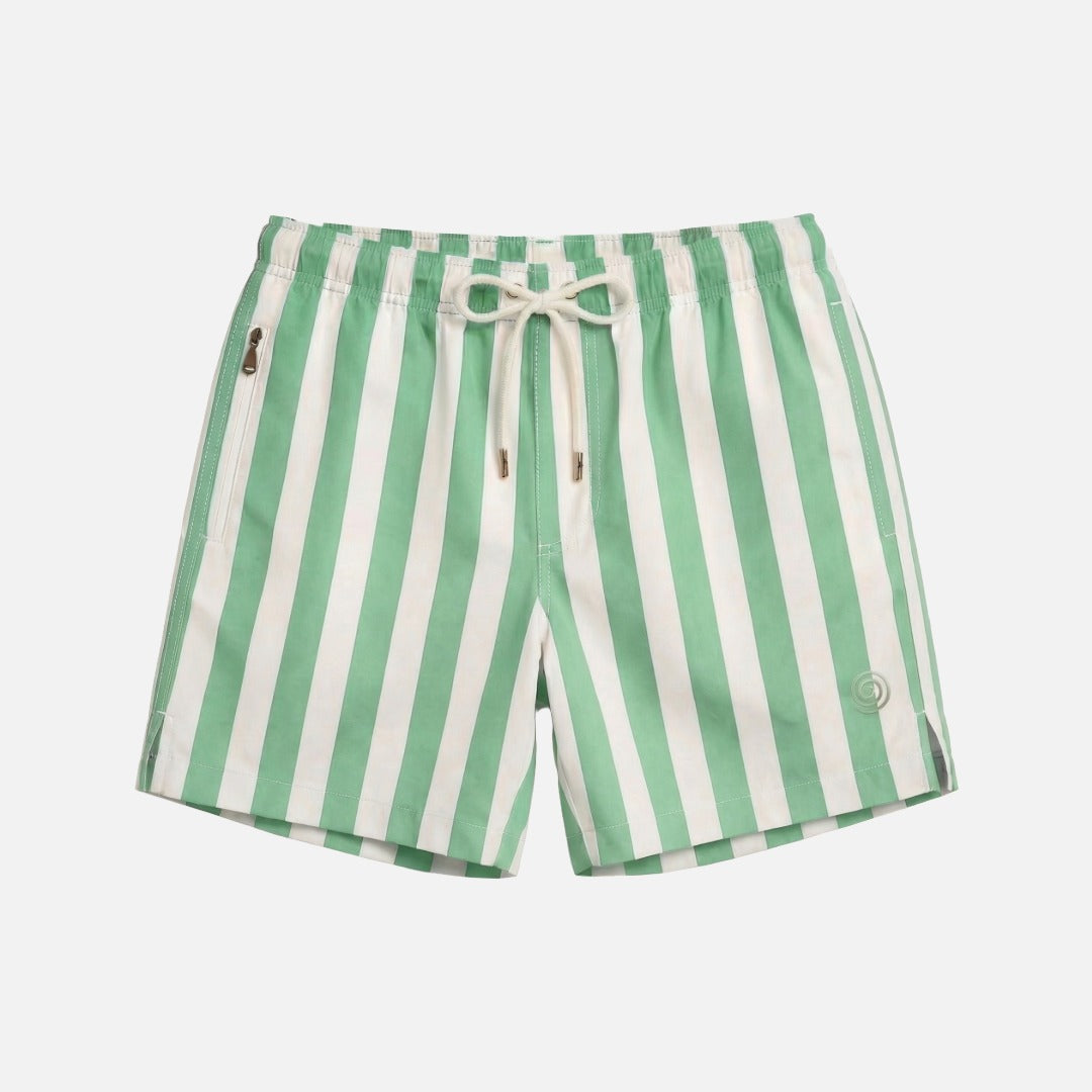 Mens Stripy Swimming Trunks