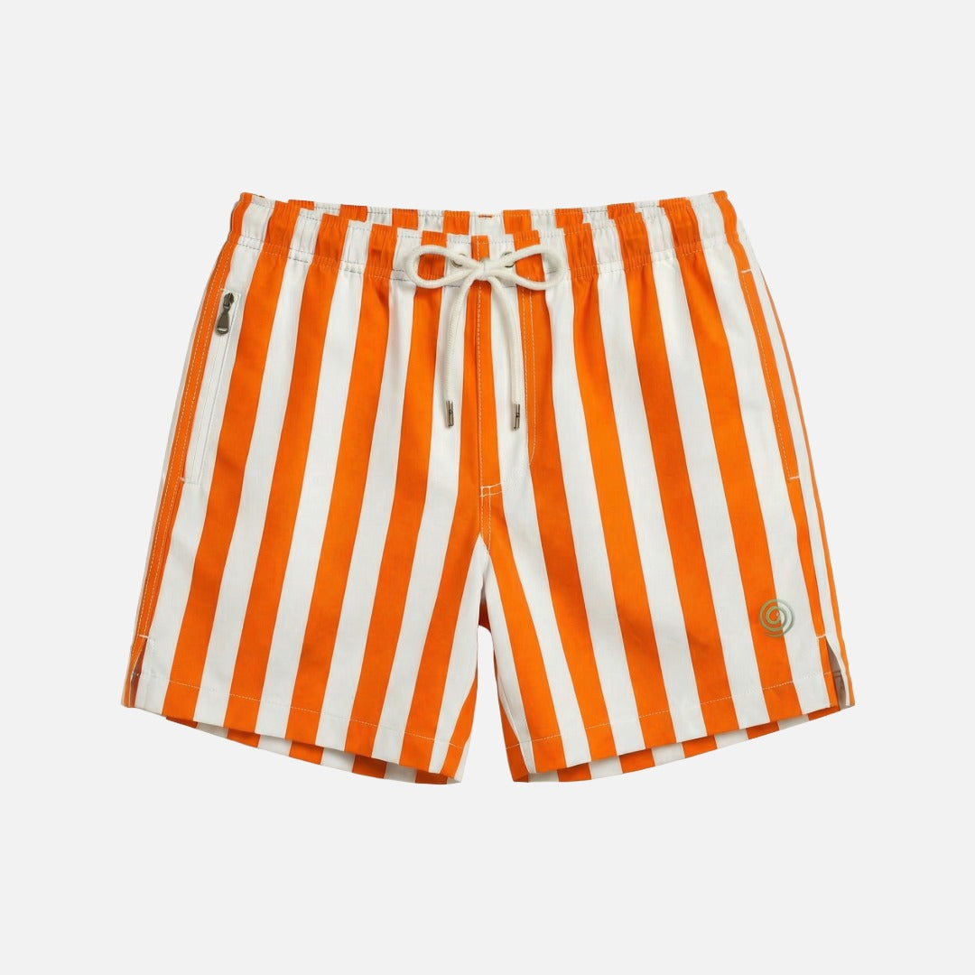 Mens Stripy Swimming Trunks
