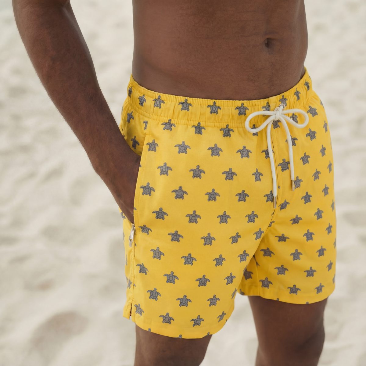 Mens Patterned Swimming Trunks
